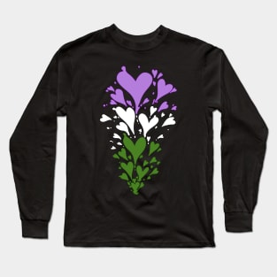 Loveheart - Genderqueer Long Sleeve T-Shirt